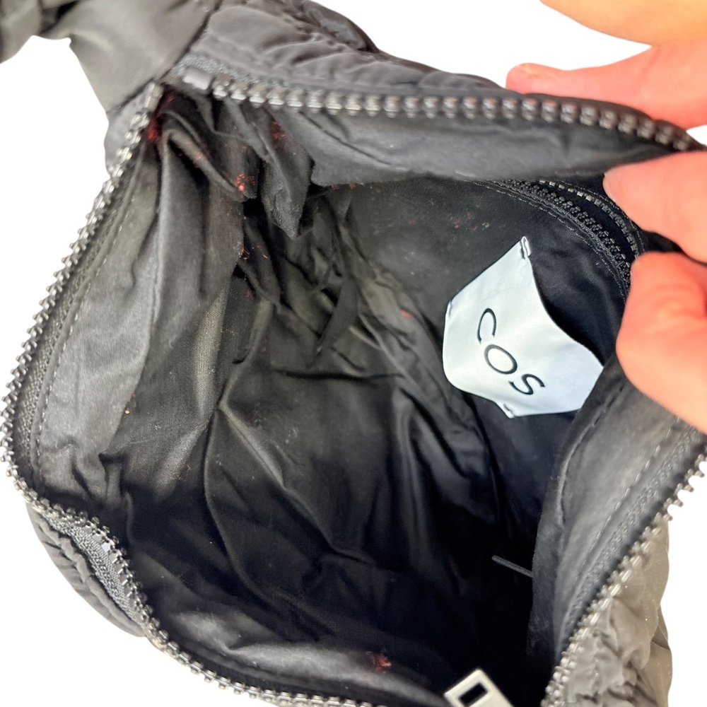 Cos small black quilted hobo bag - Picture 10 of 12